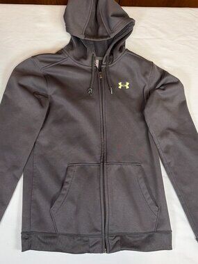 Under Armour Full Zip Hoodie Sweatshirt Women's XS Gray